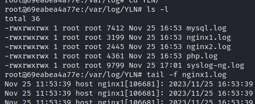 Vue de Syslog-ng